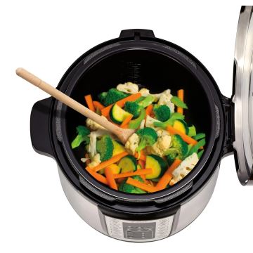 Tefal - Multifunktionaler elektrischer Schnellkochtopf ALL IN ONE POT 1100W/230V Chrom/schwarz