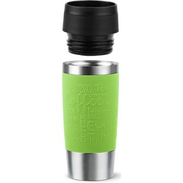 Tefal - Reisebecher 360 ml TRAVEL MUG Edelstahl/grün