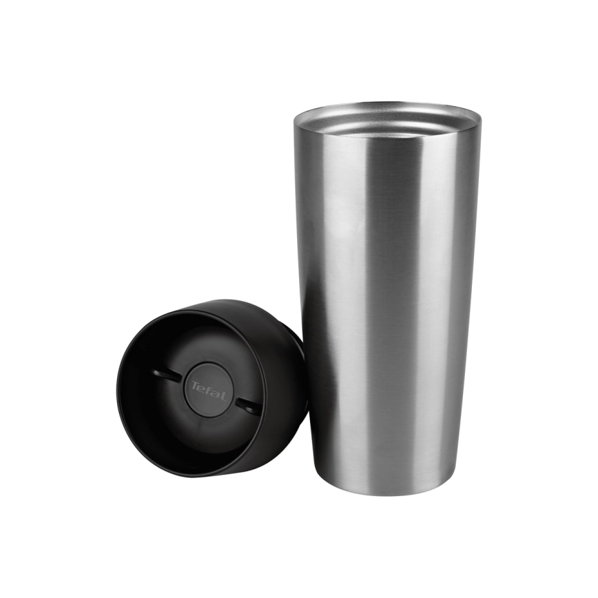 Tefal - Reisebecher 360 ml TRAVEL MUG Edelstahl