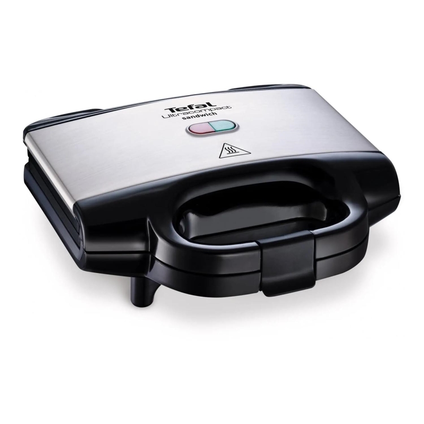 Tefal - Sandwichmaker ULTRACOMPACT 700W/230V schwarz/Chrom