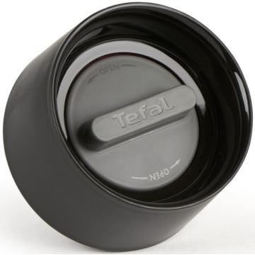 Tefal - Thermobecher 300 ml COMPACT MUG Edelstahl/schwarz