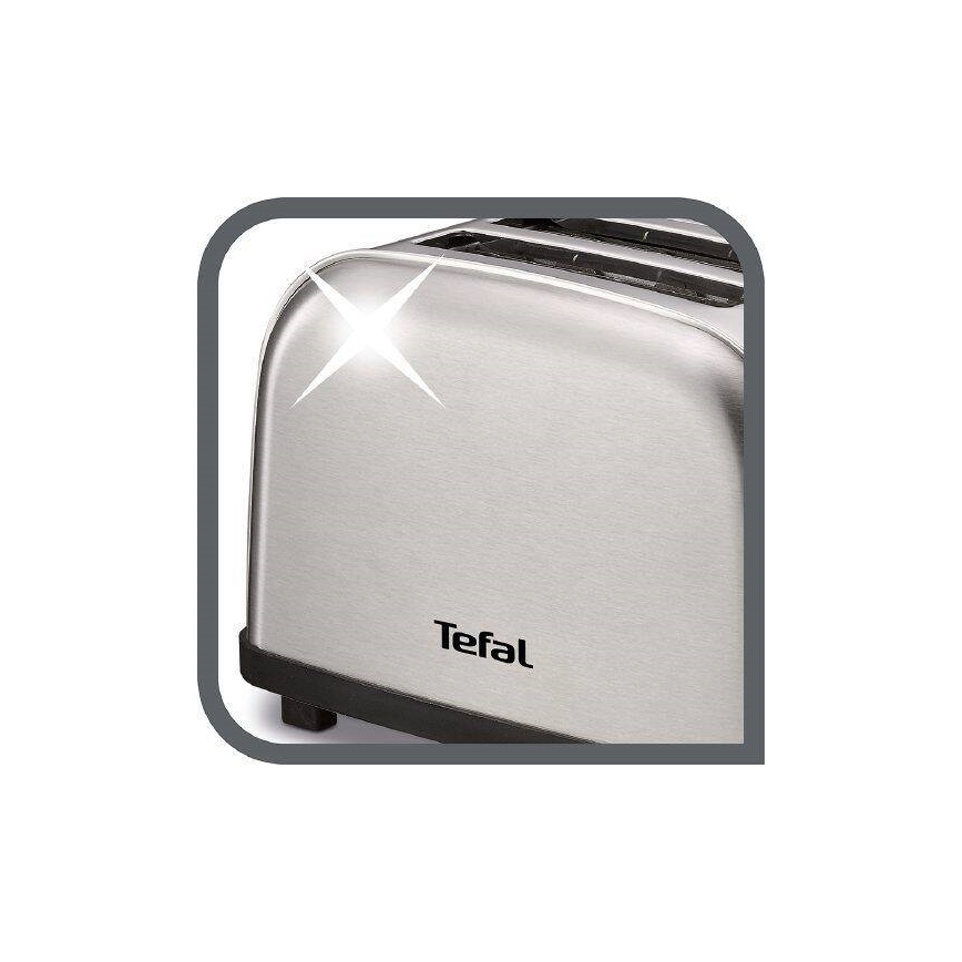 Tefal - Toaster mit zwei Öffnungen ULTRA MINI 700W/230V Chrom