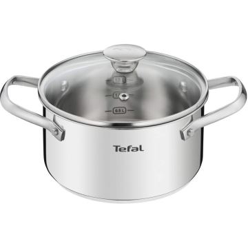 Tefal - Topfset 10 Stk. COOK EAT Edelstahl