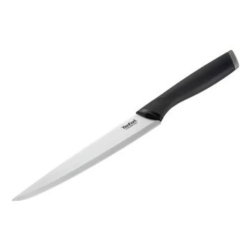 Tefal - Tranchiermesser aus rostfreiem Stahl COMFORT 20 cm Chrom/schwarz