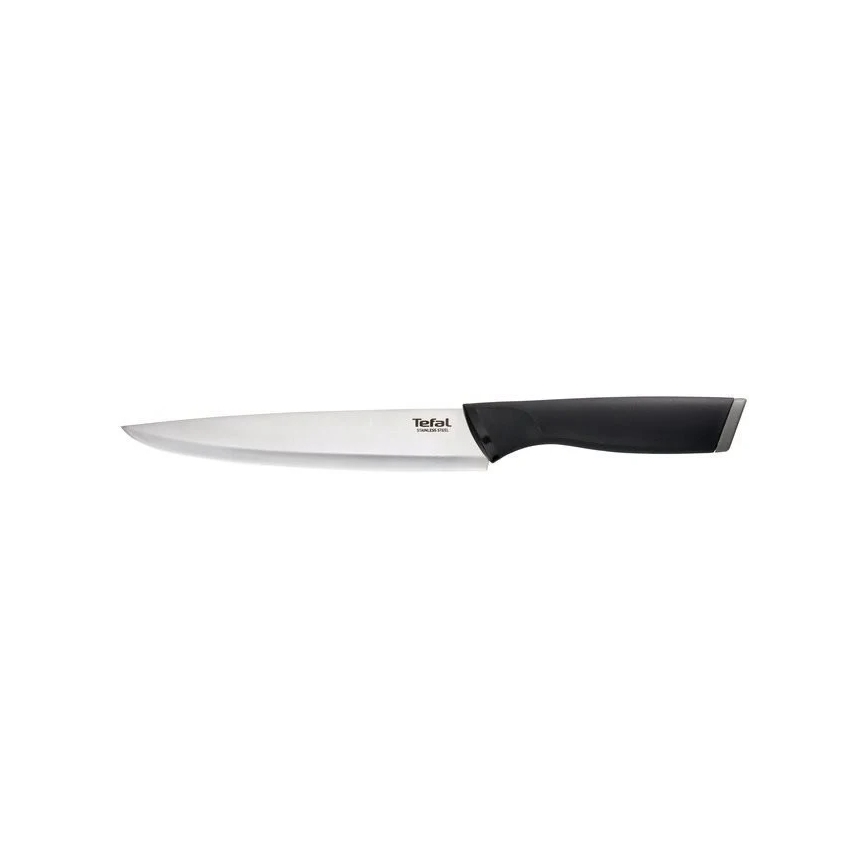 Tefal - Tranchiermesser aus rostfreiem Stahl COMFORT 20 cm Chrom/schwarz