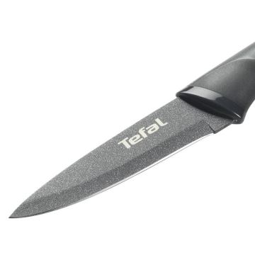 Tefal - Tranchiermesser aus rostfreiem Stahl FRESH KITCHEN 9 cm grau/grün