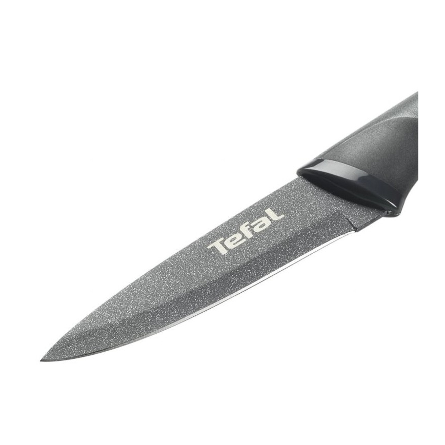 Tefal - Tranchiermesser aus rostfreiem Stahl FRESH KITCHEN 9 cm grau/grün