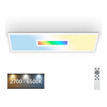 Telefunken 319206TF - Dimmbare RGBW-Deckenleuchte LED/22W/230V  2700-6500K weiß + Fernbedienung