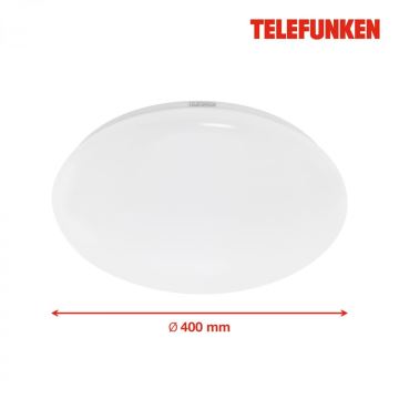 Telefunken 601306TF - LED-Deckenleuchte für Badezimmer mit Sensor LED/20W/230V IP44 d 40 cm