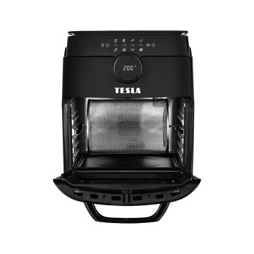 TESLA Electronics AirCook & Grill - Smarte multif. digit. Heißluftfritteuse 12 l 1800W/230V Wi-Fi