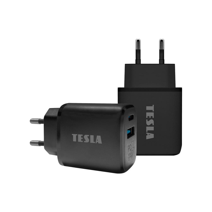 TESLA Electronics - Schnellladeadapter Power Delivery 25W schwarz