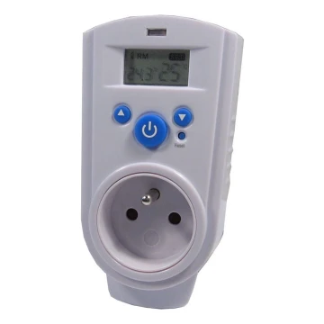 Thermostat mit Steckdose 1xCR2032