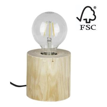 Tischlampe TRABO 1xE27/25W/230V – FSC-zertifiziert