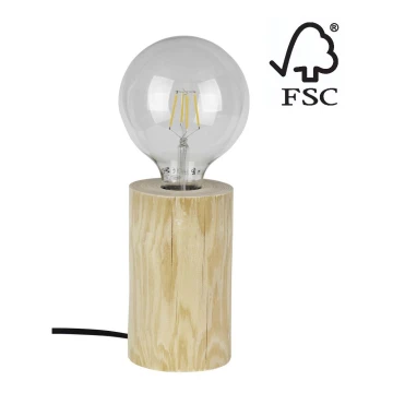 Tischlampe TRABO 1xE27/25W/230V – FSC-zertifiziert