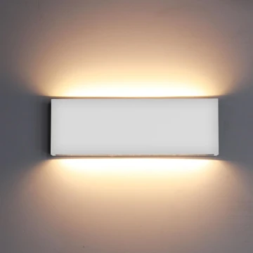 Top Light - LED-Wandleuchte für den Außenbereich OBLIGO LED/12W/230V IP65 weiß