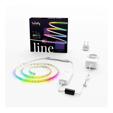 Twinkly - Dimmbarer LED-RGB-Streifen LINE 100xLED 1,5 m Wi-Fi