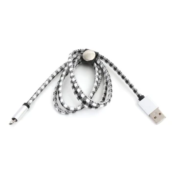 USB-Kabel USB A / Micro USB-Stecker 1m weiß