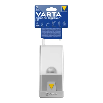 Varta 16666101111 – Dimmbare LED-Campingleuchte OUTDOOR AMBIANCE LED/3xAA