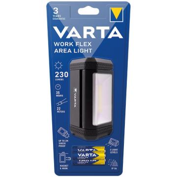 Varta 17648101421 - Tragbare LED-Handlampe WORK FLEX AREA LIGHT LED/3xAA IP54