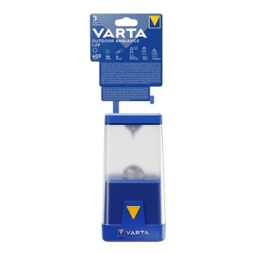 Varta 17666101111 – Dimmbare LED-Campingleuchte OUTDOOR AMBIANCE LED/6xAA