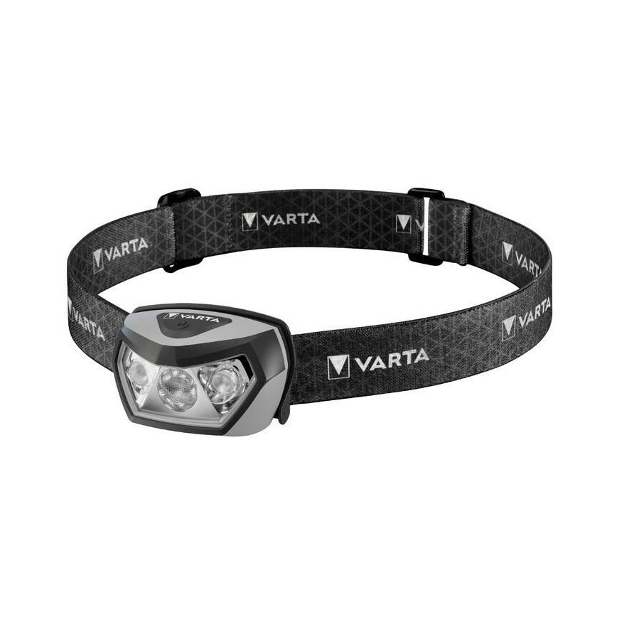 Varta 18650101401 - Dimm- und aufladbare LED-Stirnlampe OUTDOOR SPORTS LED/5V 1800mAh IPX7