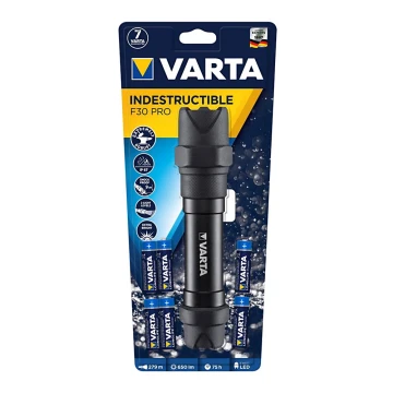 Varta 18714101421 - LED Taschenlampe INDESTRUCTIBLE LED/6W/6xAA