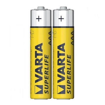 Varta 2003 - 2 St Zink-Kohle-Batterie SUPERLIFE AAA 1,5V