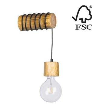 Wandbeleuchtung PINO 1xE27/25W/230V – FSC-zertifiziert