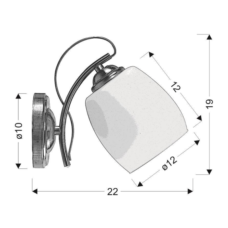 Wandleuchte AMBA 1xE27/40W/230V