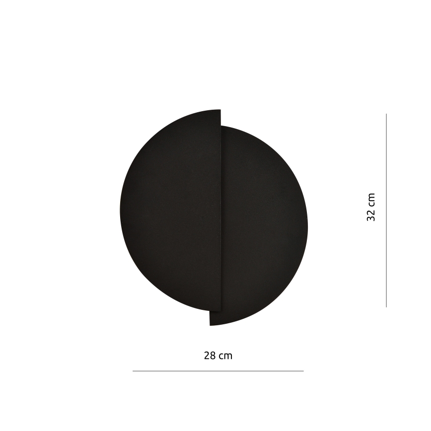 Wandleuchte FORM 1xG9/8W/230V schwarz