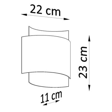 Wandleuchte IMPACT 1xG9/40W/230V schwarz