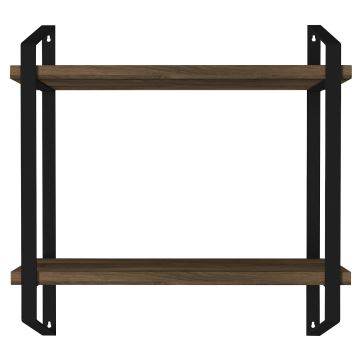 Wandregal ARNO 47x45 cm braun/schwarz