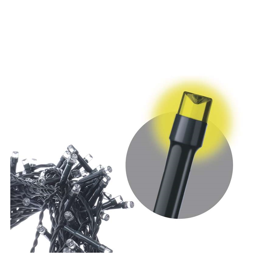 Weihnachtliche Outdoor-LED-Lichterkette 180xLED/23m IP44 warmweiß