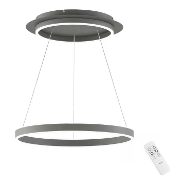 Wofi 6226.02.88.9000 – Dimmbare LED-Hängeleuchte an einer Schnur KEMI LED/83W/230V + Fernbedienung