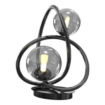 Wofi 8014-205 - LED-Tischlampe NANCY 2xG9/3,5W/230V schwarz Chrom