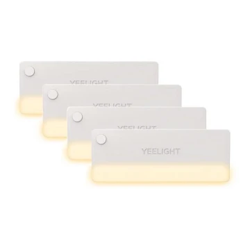 Yeelight - SET 4x LED-Möbelbeleuchtung mit Sensor LED/0,15W/5V 2700K