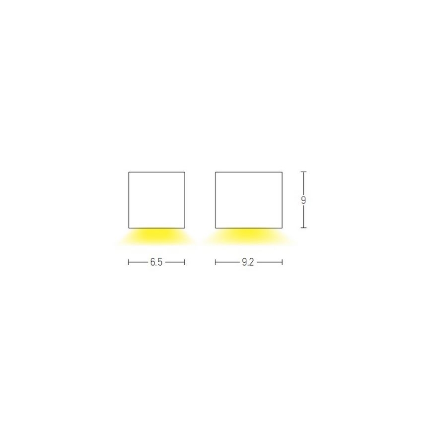 Zambelis E121 - Outdoor-Wandleuchte 1xGU10/15W/230V IP54 anthrazit