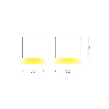 Zambelis E123 - Outdoor-Wandleuchte 1xGU10/15W/230V IP54 anthrazit