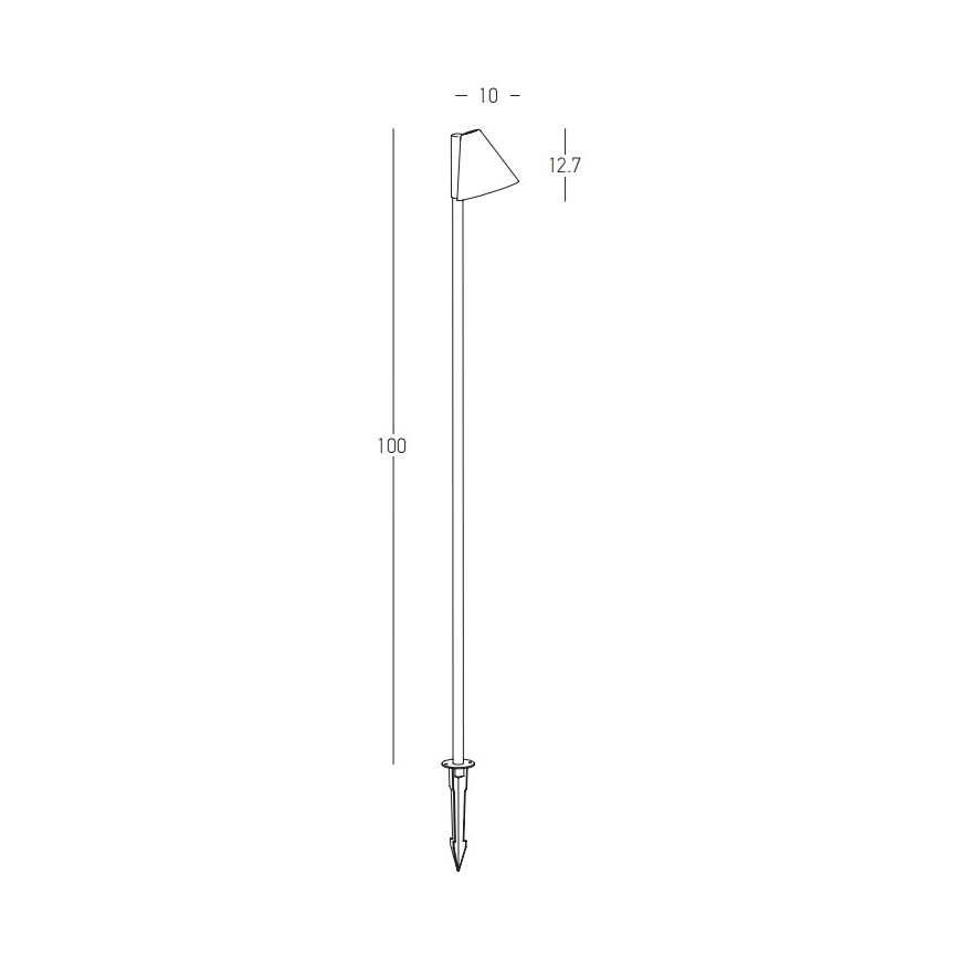 Zambelis E282 - Außenleuchte 1xGU10/20W/230V IP65 anthrazit