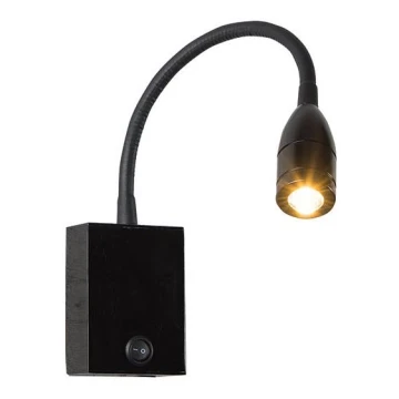 Zambelis H32 - Flexible und kleine LED-Leuchte LED/3W/230V schwarz
