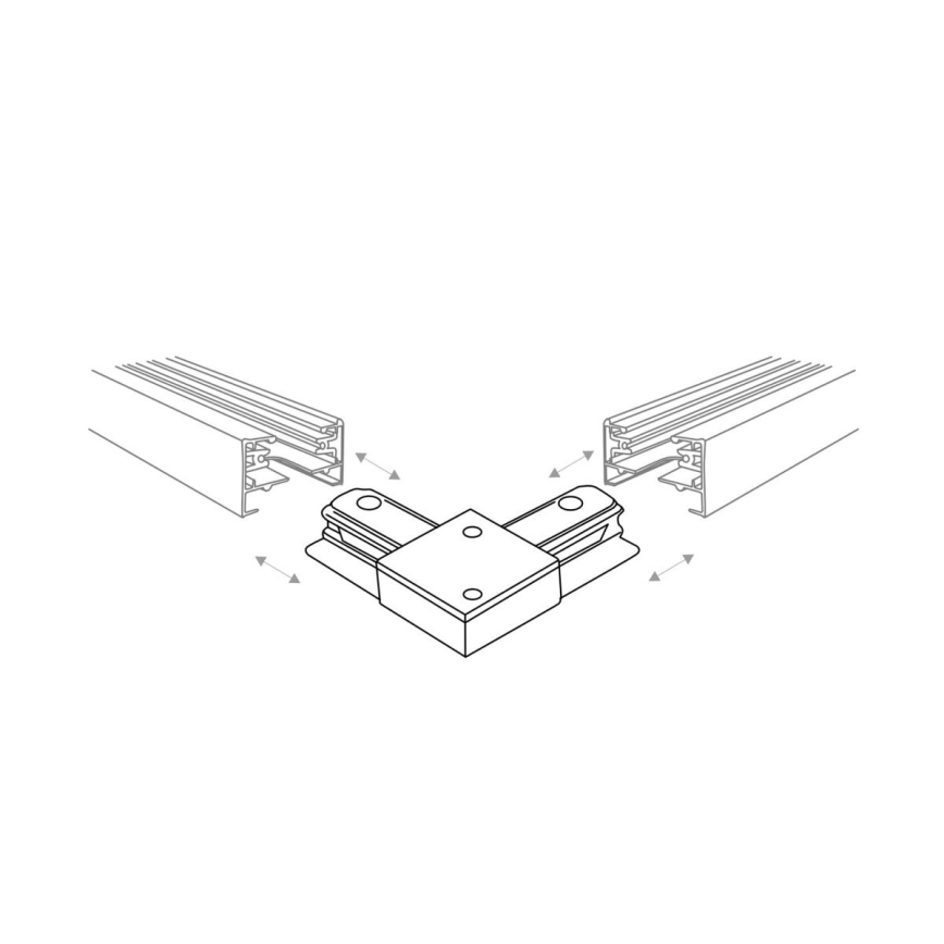 Zuma Line - Strahler für Schienensystem 6xGU10/10W/230V schwarz + Schienenzubehör