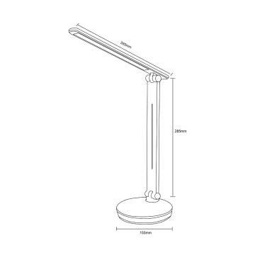 Zuma Line - Dimmbare LED-RGB-Tischleuchte LED/5W/230V 3000-6000K schwarz