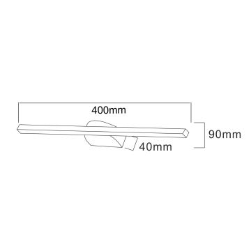 Zuma Line - LED-Bilderleuchte LED/12W/230V 40 cm schwarz